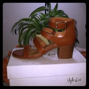 Style & Co. Womens Naomii Open Toe Casual Strappy